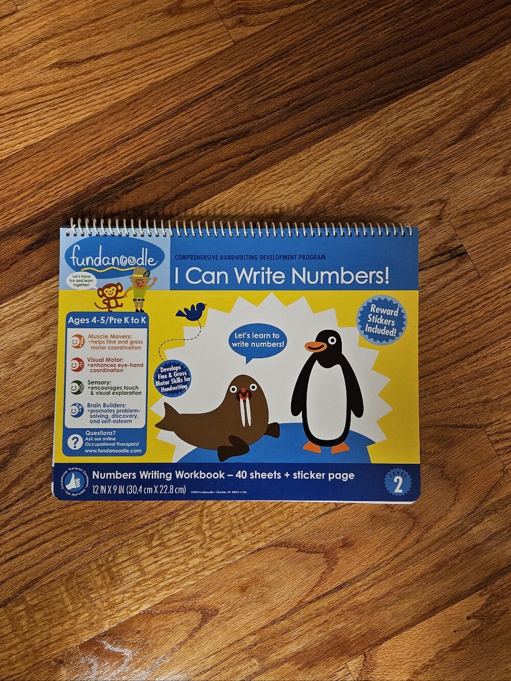 Comprehensive Handwriting Development Program Workbook I Can Write Numbers!
